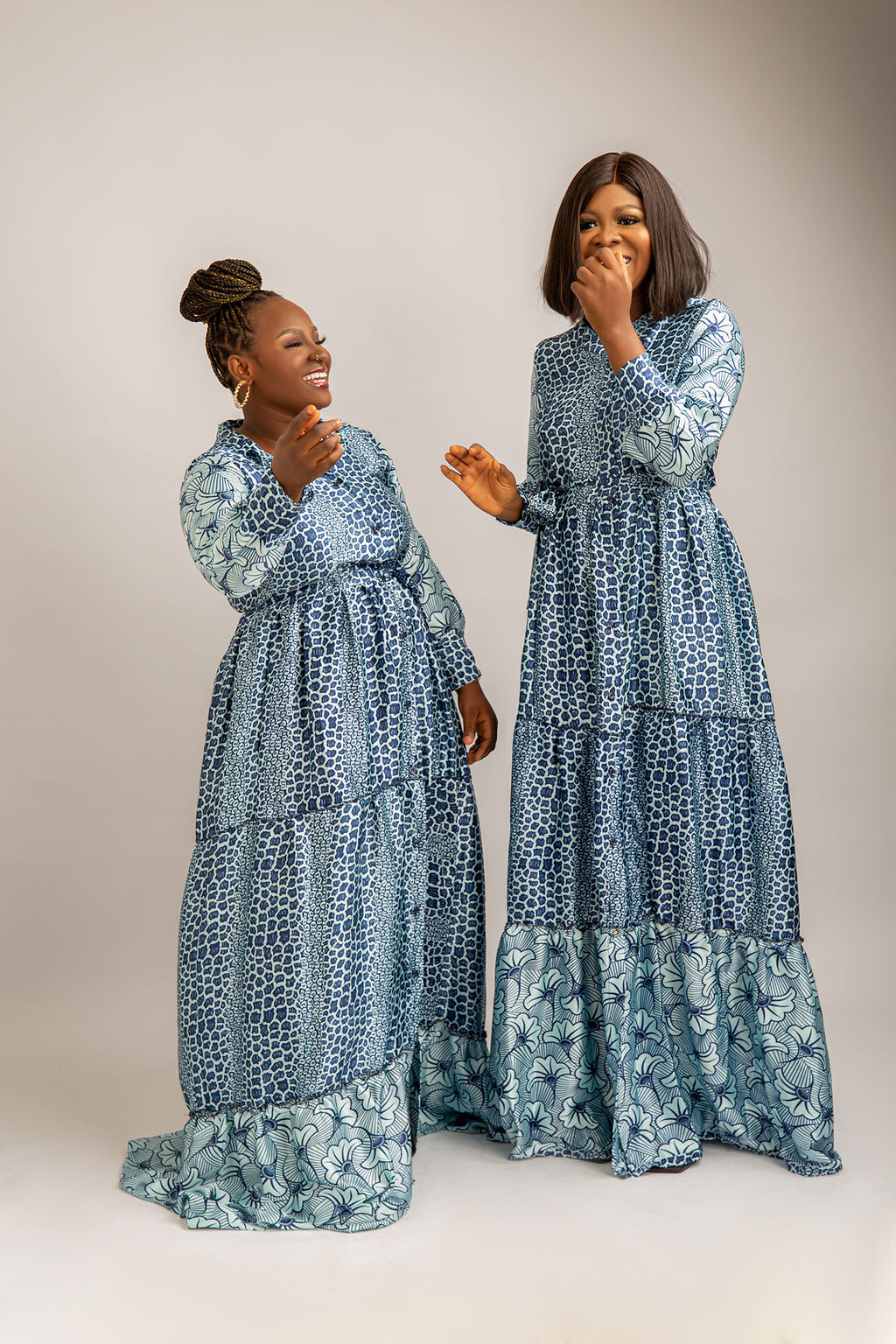 maxi ruffle dress for women Cotton Tiered Ruffle Maxi