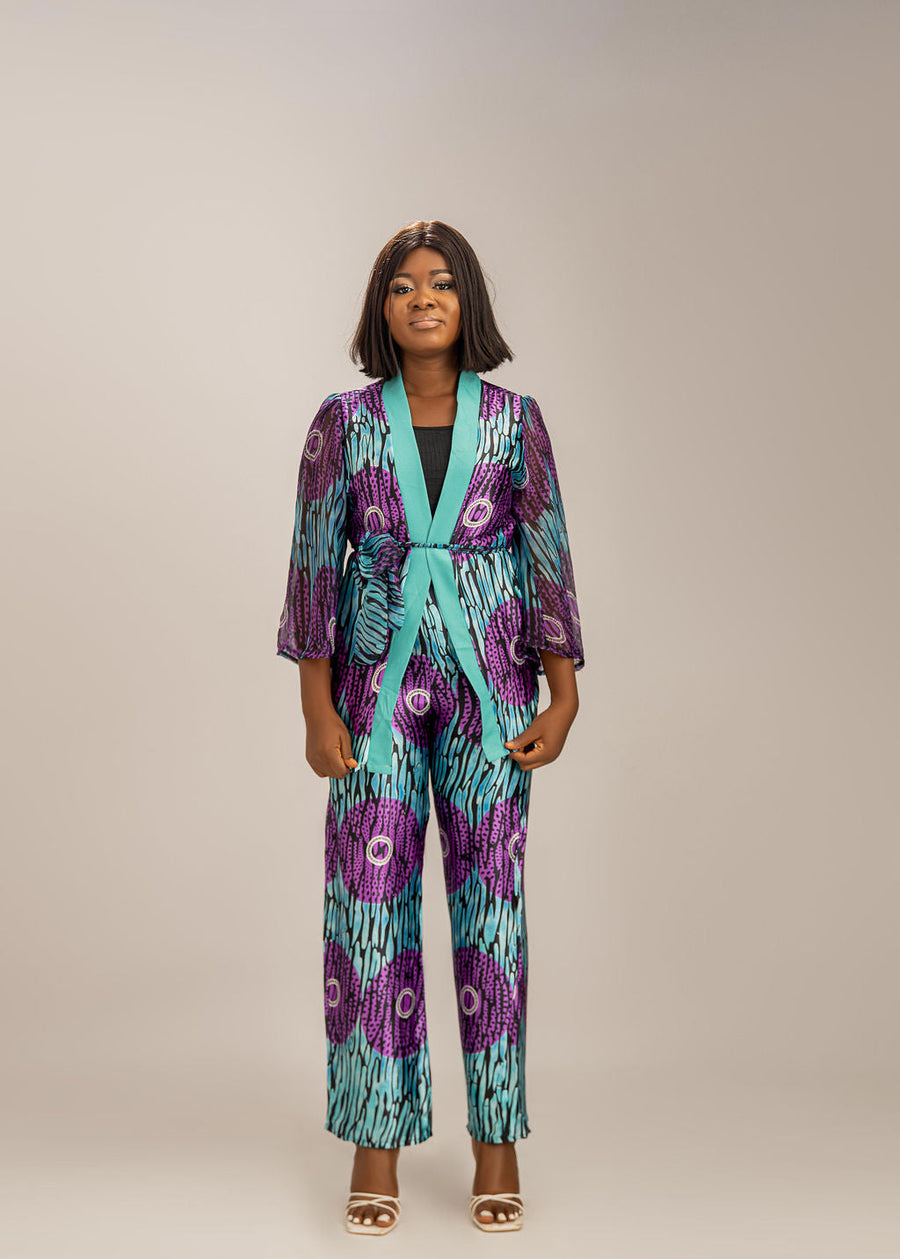 Debo Silk African Set: Sophisticated Style and Comfort