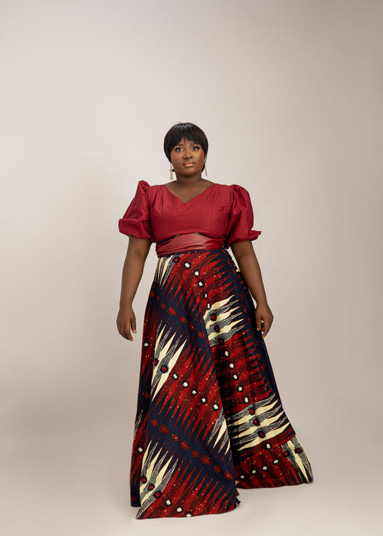 Long Maxi African Print Dress: Elegant and Vibrant Style